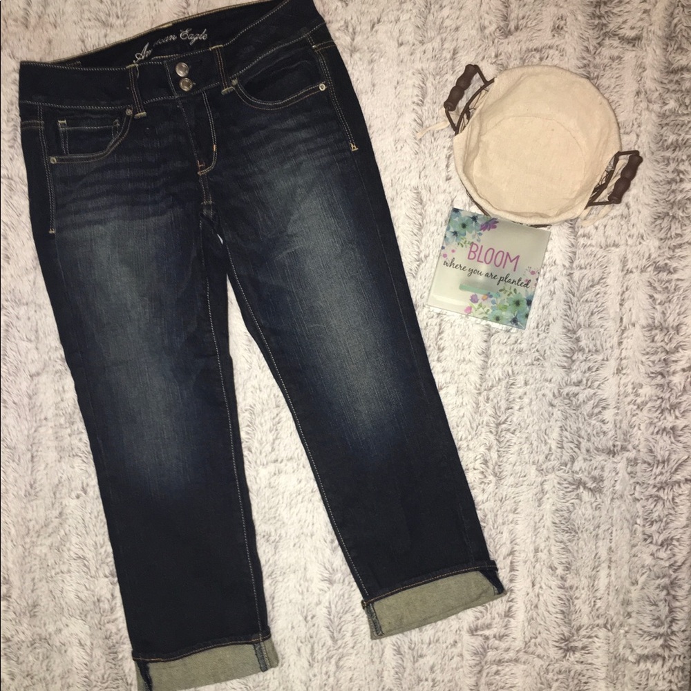 🌸American Eagle🌸 Size 6 Artist Crop Jeans🌸